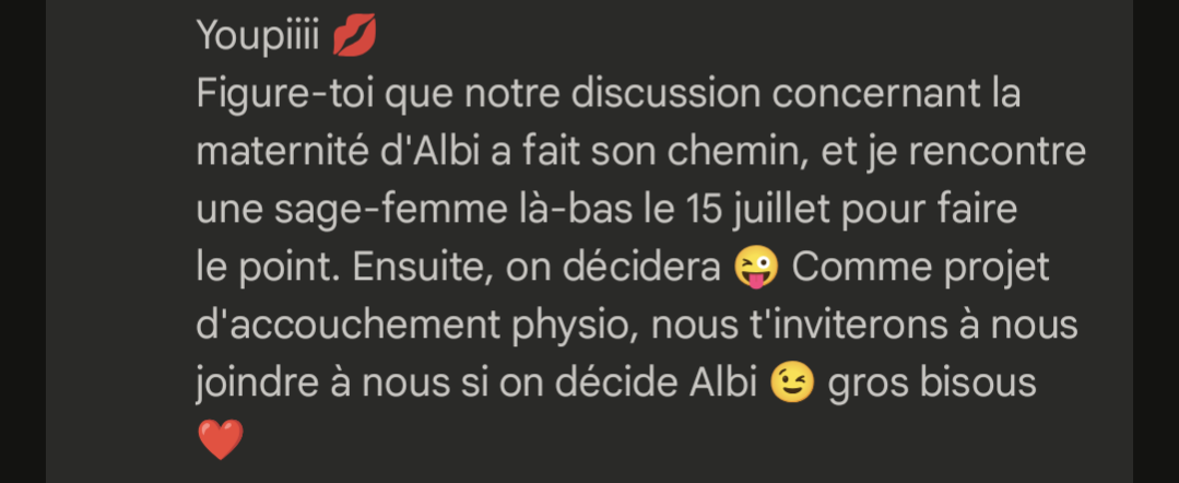 préparation à l'accouchement naissance péridurale albi tarn